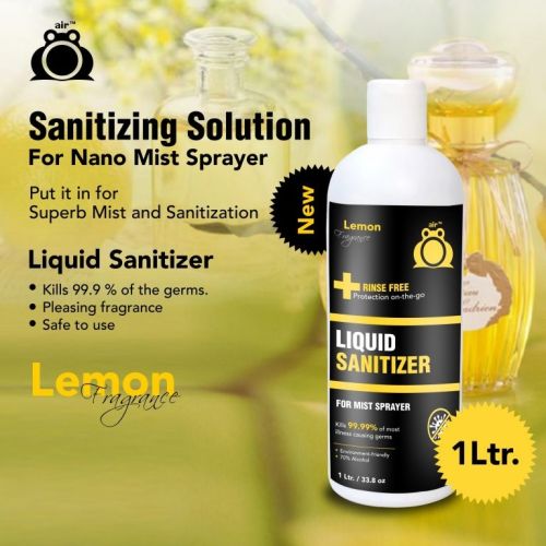 Air Frog Liquid Sanitizer 1 Liter – Lemon