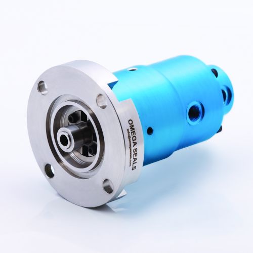 Omega Series 42 Dual Passage Rotary Unions for Hydraulic Oil / Air