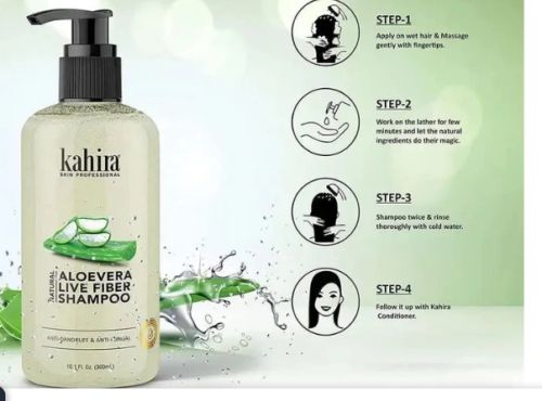 Proteolytic Enzymes Kahira Aloe Vera Live Fiber Shampoo