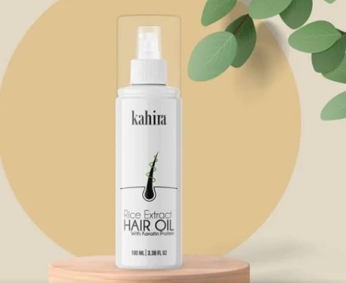 Kahira Rice Extract Hair Oil, Packaging Type : Bottle