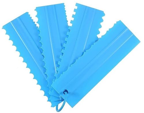 Plastic Tall Cake Scraper Cutter Tool for Icing and Decoration