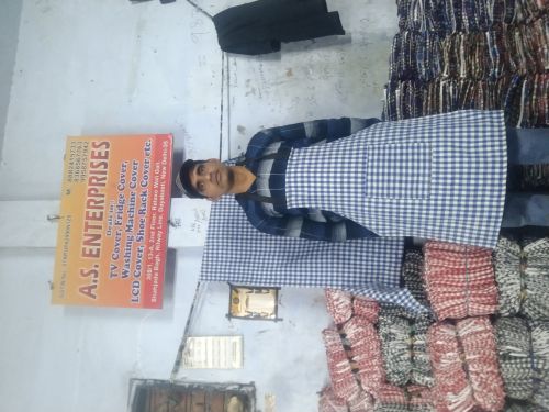 Printed Cotton Chef Apron, Packaging Type : Blue, Gender : Female