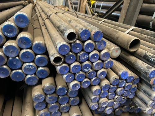 Polished Mild Steel API Pipe, Color : Black for Industrial