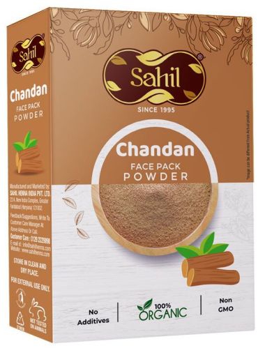 50gm Sahil Chandan Face Pack Powder, Color : Brown