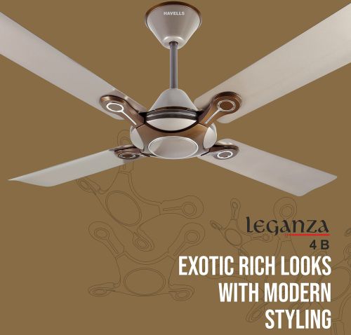 Metal 1200MM Havells Leganza Ceiling Fan, Color : Multicoloured