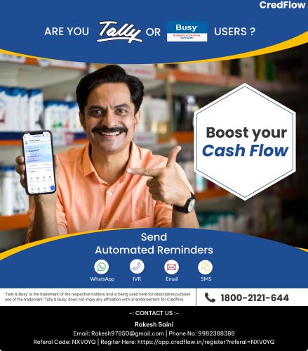 Tally On Cloud Mobile with Credflow