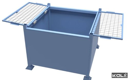 Door Bin Container for Industrial Warehouse Storage