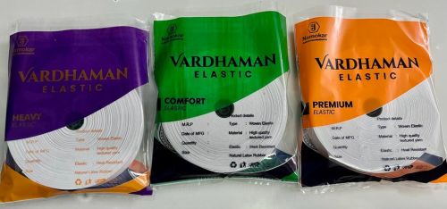 Woven Elastic Tape Multisize, Brand Name : VARDHAMAN BRAND