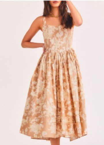 100% Cotton Designer Printed Dress