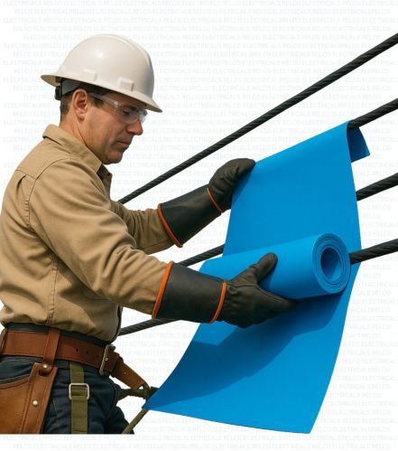 Pain Rubber Insulating Mats Standard, Packaging Type : Blue