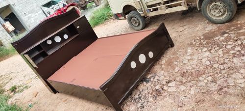 Teak Wood Cot Bed, Bed Size : Queen Size for Home