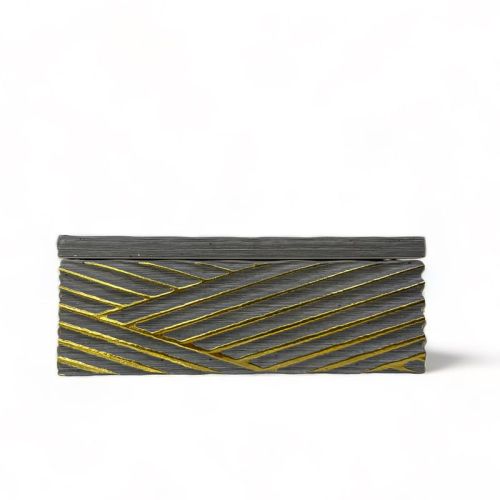 Non Polisehed Resin Tissue Holder, Color : Grey, Yellow Antique