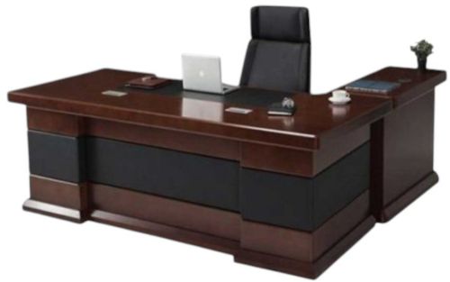 Executive L Shaped Table, Spacious Tabletop For Work Accessories