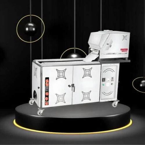 Stainless Steel Semi Automatic Chapati Making Machine