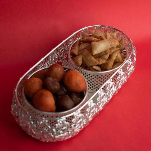 Iron Small Dry Fruit Basket With Containers