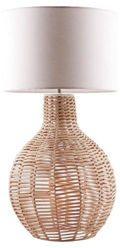 Bamboo Rattan Woven Table Lamp with Shade