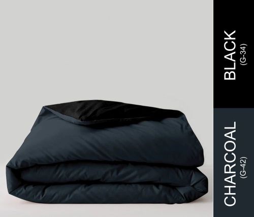 Plain Polycotton Double Size Reversible Comforter