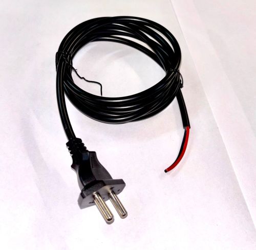 2 Pin Power Cable, Power Source : Electric, Packaging Type : Black