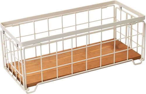 Iron Wire Basket With Base, Color : Powder Coating for Home, Kitchen