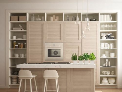 Rosewood Wooden Storage Shelves