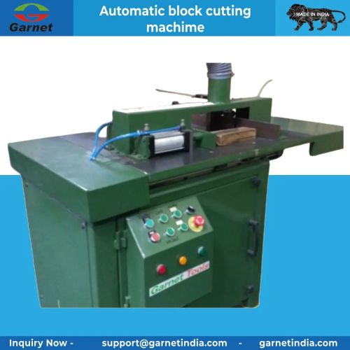 Steel Automatic Block Cutting Machine, Color : Green