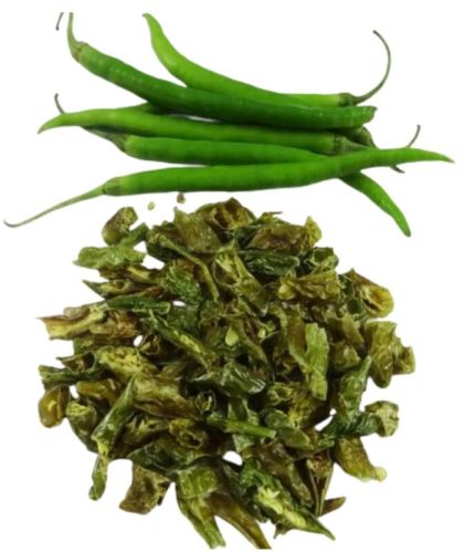 Dehydrated Green Chilli Flake, Brand Name : Samhitha Natural Farms