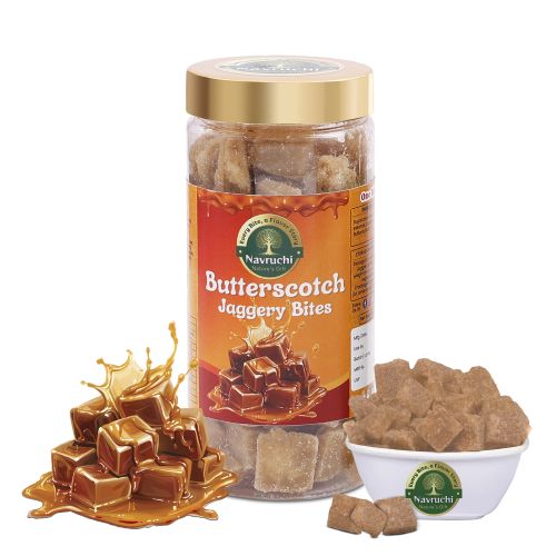 300gm Butterscotch Mini Jaggery Cube, Packaging Size : 500g, 500gm