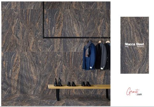Granite Ceramic Macca Dust Glossy Vitrified Tiles 600x1200 Mm