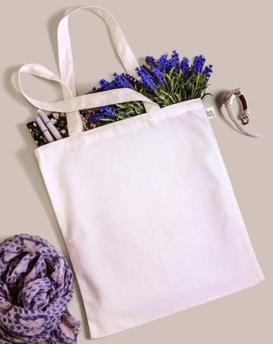 Printed Cotton Canvas Tote Bag 14 X 16, 16 X 14