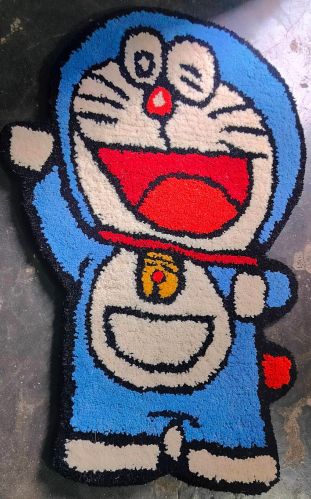 Hfr Wool Doremon Door Mats Modern Multisize