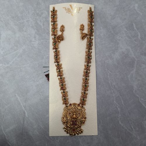 Antique Gold Plated Necklace Set