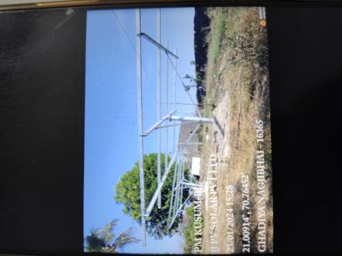 Polished Hdgi - 80 Micron Solar Panel Mounting Structure