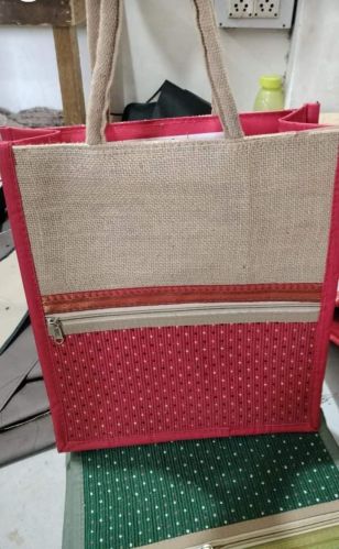 Plain Jute Shopping Bag, Color : Multicolor