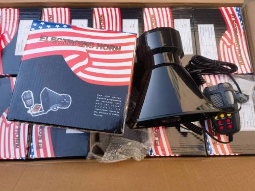 Plastic Electronic Horn, Color : Black