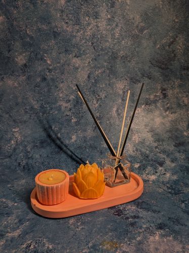 Polished Ceramic Candle Gift Hampers, Color : Multiple