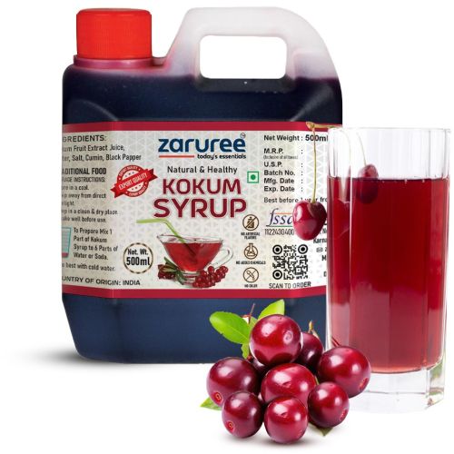 Zaruree Kokum Syrup, Color : Red, Purity : 100%