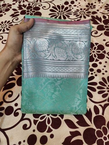 Body Designed Kanjeevaram Silk Meenakari Banarasi Saree for Women