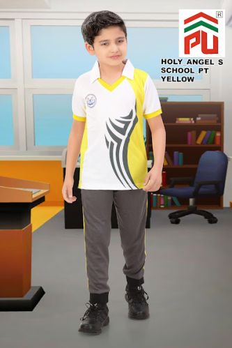 Cotton Boys Holy Angle Yellow School Uniform