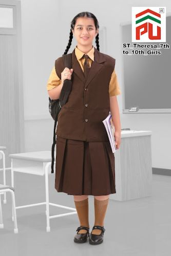 Girls ST. Theresa 7 to 10 Class School Uniform