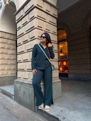 Plain Cotton Polyester Ladies Mehar Dress, Color : Teal Blue