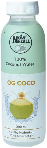 Tender Coconut Water 200 ML, Brand Name : NOWREALL