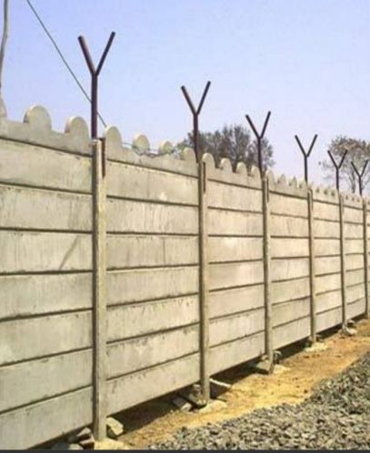 RCC Precast Boundary Wall, Color : Grey for Construction