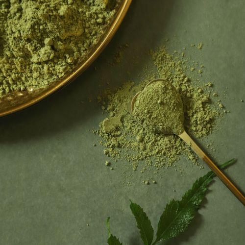 Blended Neem Leaves Powder, Color : Green, Purity : 99%