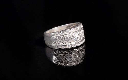 DG 0001 Ladies Silver Ring, Brand Name : Dhruv Gems