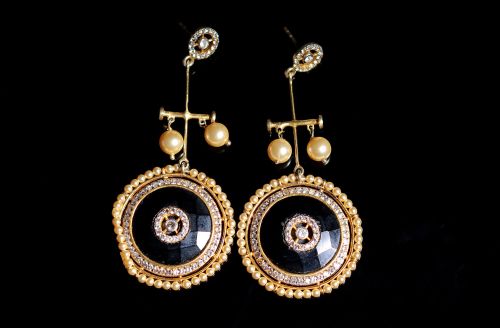 DG 0008 Brass Women Earring, Brand Name : DHRUV GEMS