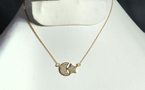 DG 0009 Wome Gold Pendant, Brand Name : DHRUV GEMS