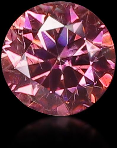 Polished TGM 0067 Pink Round Moissanite Gemstone 6.5mm for Bracelet