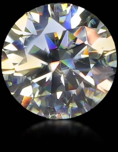 Polished TGM 0072 White Round Moissanite Gemstone 10mm