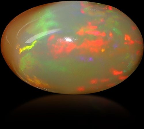 TGM 0323 White Ethiopian Fire Opal Gemstone