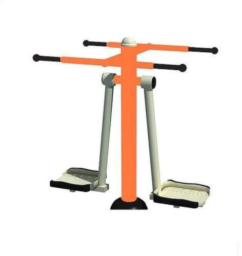 Paint Coated Mild Steel Outdoor Double Air Swing, Color : Multicolor